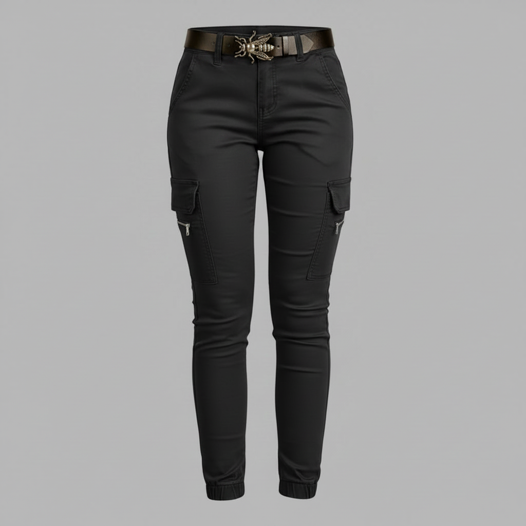 Modern Black Cargo Pants | Stylish Women's Urban Trousers