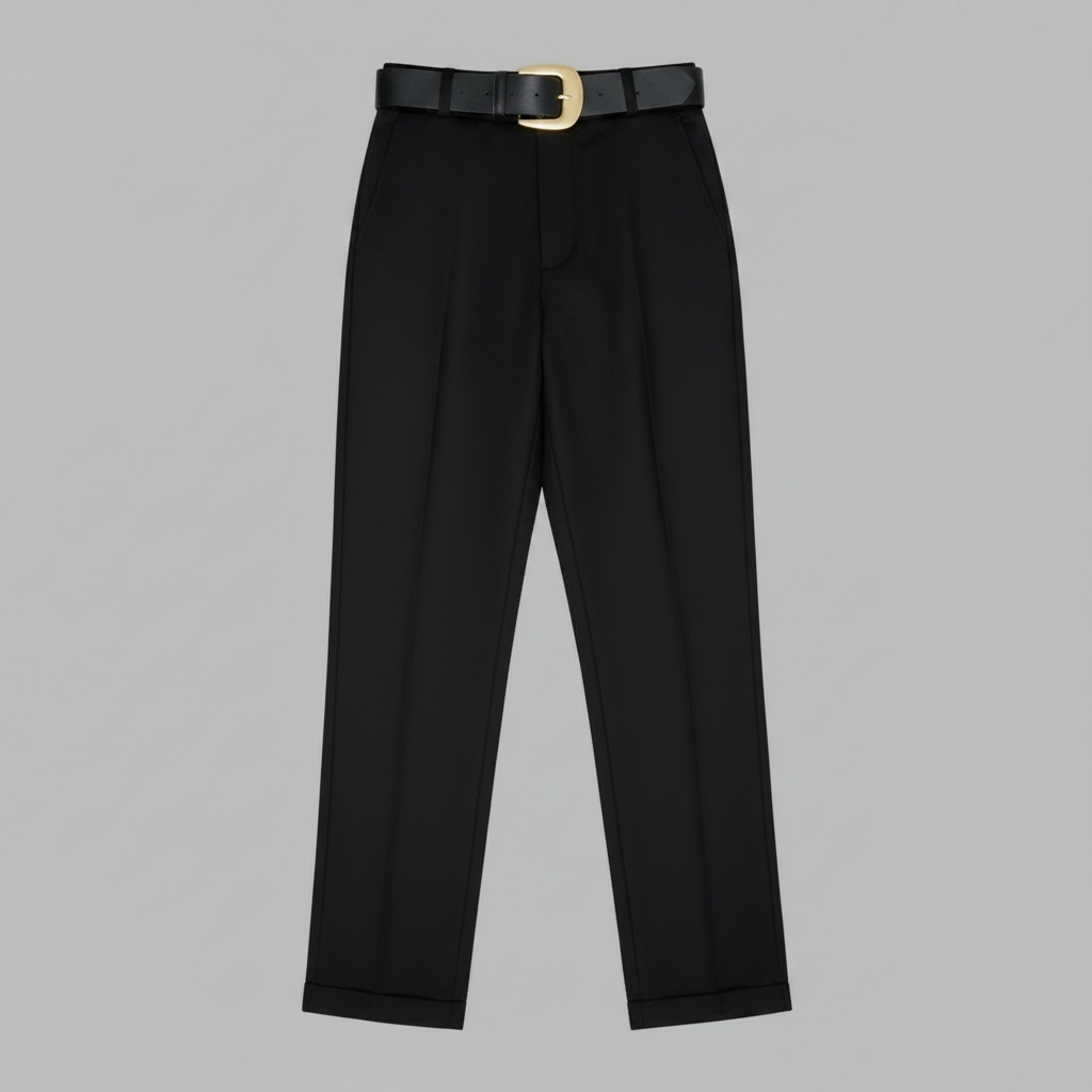 Elegant Women's Trousers | High Waist Suit Pants