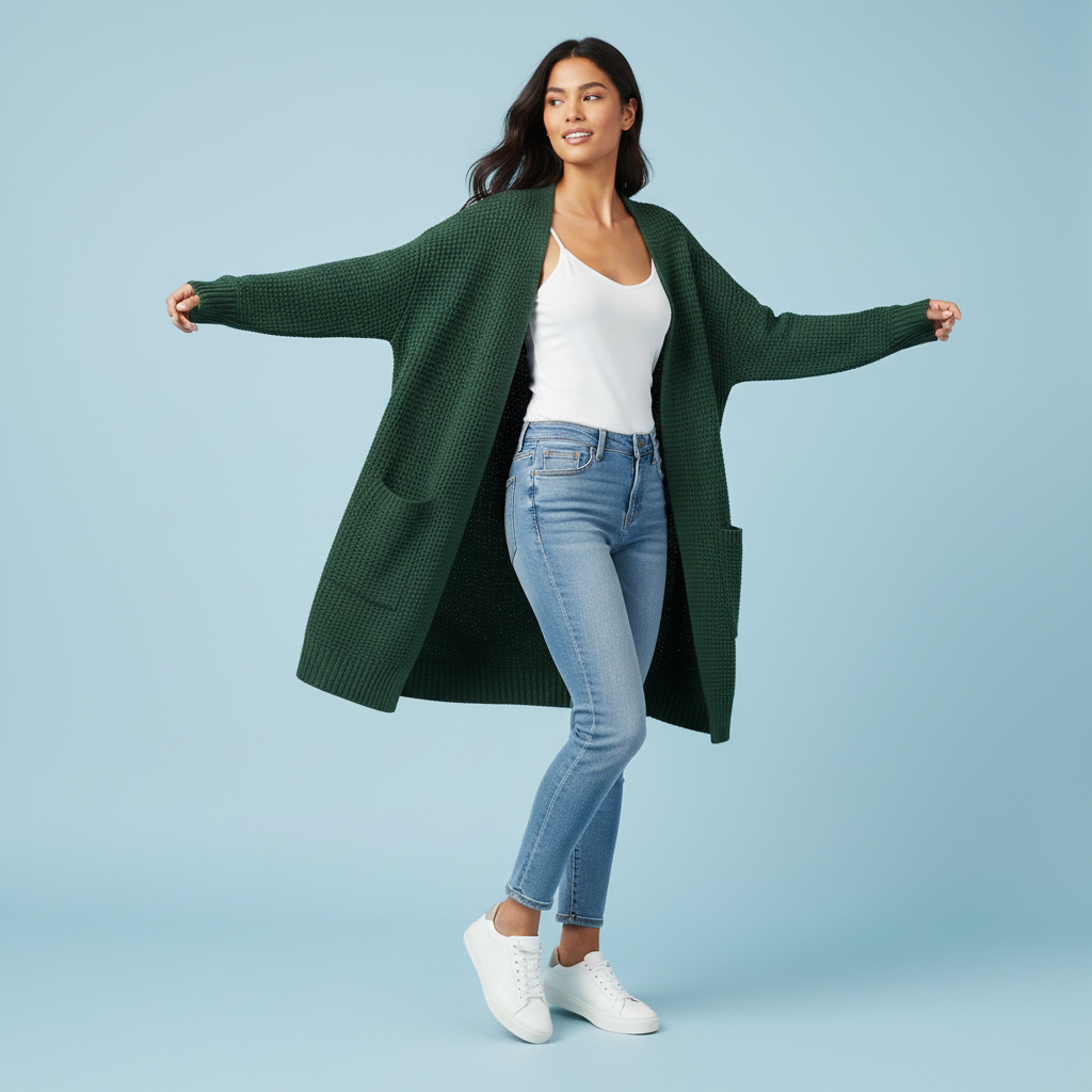 Elegant Women's Cardigan | Cozy Layering Sweater