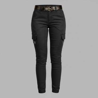Modern Black Cargo Pants | Stylish Women's Urban Trousers