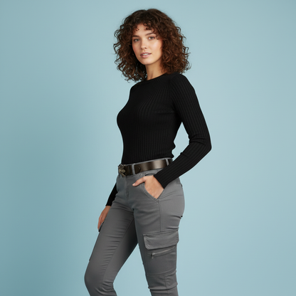 Modern Black Cargo Pants | Stylish Women's Urban Trousers