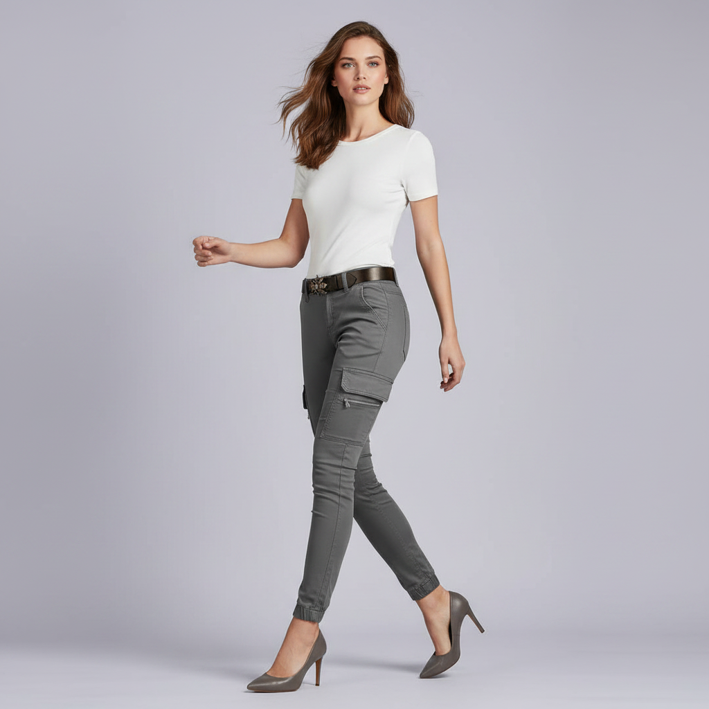 Modern Black Cargo Pants | Stylish Women's Urban Trousers