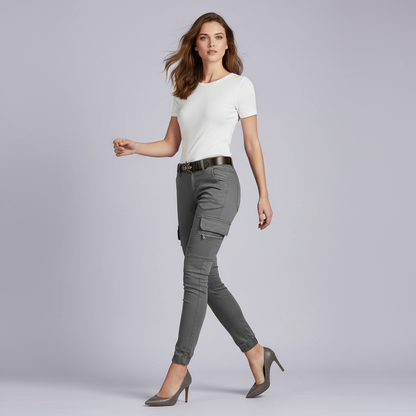 Modern Black Cargo Pants | Stylish Women's Urban Trousers