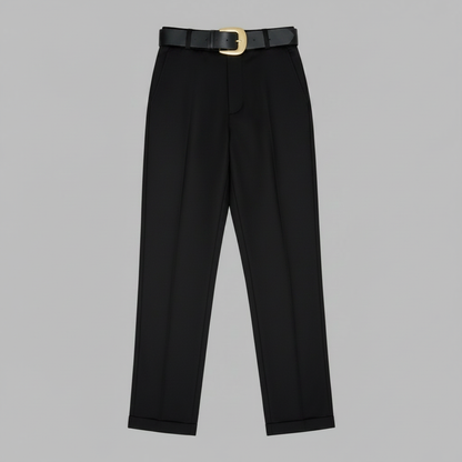 Elegant Women's Trousers | High Waist Suit Pants