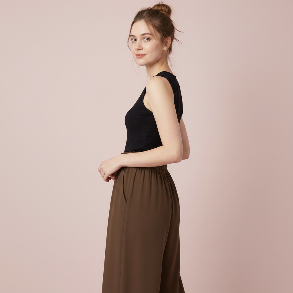 Chic Comfort | Women's Trousers Lightweight Casual Fit