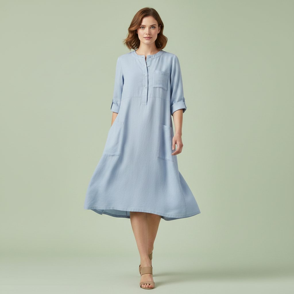 Tina | Women's Plus Size Summer Dress in Soft, Breathable Fabric