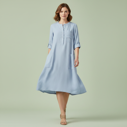 Tina | Women's Plus Size Summer Dress in Soft, Breathable Fabric