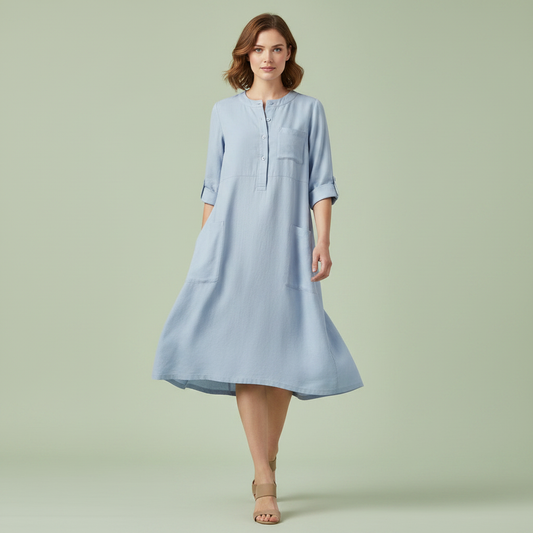 Tina | Women's Plus Size Summer Dress in Soft, Breathable Fabric